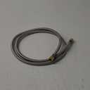 6 Feet Propane Hose Extension, Braided 3/8" Propane Extension Gas Line, 6ft Flexible LP Gas Line, Female to Female Flare on Both Ends, Brass Connector for Gas Grill, RV Application, Heater, Burner