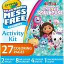 Crayola Color Wonder Gabby's Dollhouse Activity Kit, Mess Free Coloring Set for Toddlers, Travel Activities, Toddler Toys, Gifts for Girls & Boys