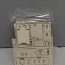 Hiboom 12 Pcs DIY Christmas Village Sets Wood Rustic Church Christmas Mini Wooden House Gift for Winter Xmas Party Crafts Decorations