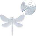 SUNREEK Metal Dragonfly Wall Decor, 9 Inches Dragonfly Outdoor Wall Art for Fence Garden Yard Patio Decorations
