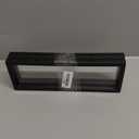 MECCANIXITY Floating Frame Display Holder Stand 3D Jewelry Display Box 11.81 x 4.33 x 0.79 inch Black for Ring Necklace Bracelet Earring Pack of 2