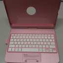 FUWANG Touch Keyboard Case for iPad (A16) 11th Generation 11 inch 2025&10th Gen 10.9 inch 2022, 360 Rotate for iPad 10th Generation Case with Keyboard, Backlit Keyboard Case with Pencil Holder, Pink