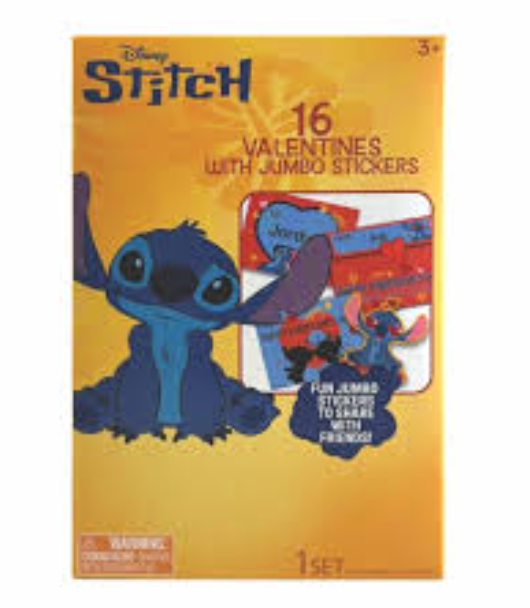Exchange Cards Jumbo Stickers Stitch 2 Pack