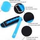 Ankle Weights for Women, Men and Kids - 1/2/3/4/6/8/10/12/15/20 LBS 1 Pair Strength Training Wrist/Leg/Arm Weight with Adjustable Strap for Jogging, Gymnastics, Aerobics, Physical Therapy