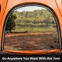 MOON LENCE Pop Up Camping Tent, 3-4 Person Portable Automatic Instant Tent Windproof for Camping, Hiking, Mountaineering
