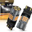 Sidaqi 3156 3157 LED Bulb Amber CANBUS Error Free 6000LM 36SMD 4157 LED Turn Signal Bulb 3057 3157 Built-in Load Resistor Anti Hyper Flash for Front Rear Turn Signal Light - 2 PCS