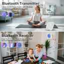 CD Player Portable Bluetooth Rechargeable: CD Players for Home with 1800mAh Kegaudio Desktop Wall CD Player with Speakers Music Player CD Boombox FM Radio USB Remote Control