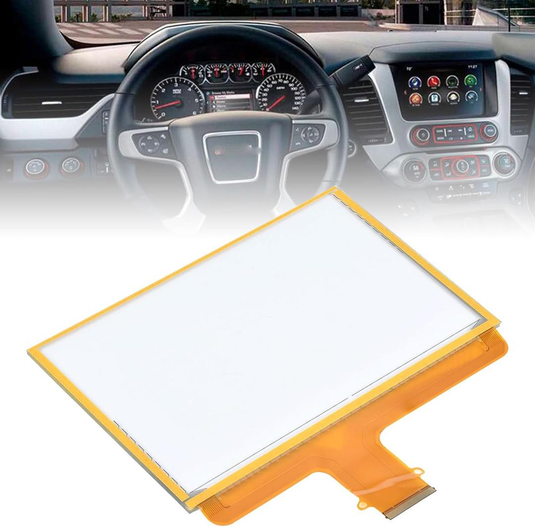 8" Touch Screen Digitizer Compatible with Chevy Silverado Suburban Tahoe Colorado GMC Canyon Sierra Yukon 2015 2016 2017 2018 Radio Navigation Replace # DJ080PA-01A DJ080PA-01G