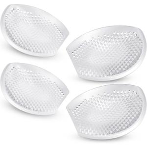Silicone Bra Inserts 2 Pairs, Breathable Beast Enhancers Add 1-2 Cups, Waterproof Push up Gel Pads for Swimsuit Dress Bra
