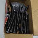 1/2" x 4" Lag Bolts (25 PCS) Black Lag Screws for Wood, Double Anti-Rust Coatings, Heavy Duty Hex Head with Washers