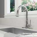 Pfister Pfirst Series Kitchen Faucet with Pull-Down Sprayer, Single Handle, High Arc, Polished Chrome Finish, G529PF2C