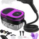 Steam Cleaner 2500W Handheld Steamer with 1.6L Tank, 3 Steam Levels, Portable Steam Cleaning Machine for Home, Car Detailing, Furniture, Bed Bugs & Grout  Purple