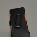 for Samsung Galaxy A16 5G Case with Belt Clip Holster,2X Screen Protectors & Kickstand,Heavy Duty Shockproof Drop Protection Bumper Military Grade Full Body Non Slip Rugged Durable Phone Cover (Black Orange#1)