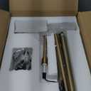 VONLUCE Dimmable LED Floor Lamp, 56" Floor Lamp for Living Room with Adjustable Height Swing Arms 3 Color Temperatures, Industrial Standing Pole Lamp for Bedroom Reading, Antique Brass