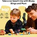 LEGO Bluey: Blueys Beach & Family Car Trip - Toddler Learning Toy for Kids 4+ - Includes Bluey, Bingo, and Mum Minifigures - Birthday Gift for Boys and Girls, Ages 4+ - 11202