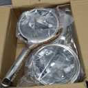 Nonstick Sauce Pan with Lid, Non-Toxic Tri-Ply Hybrid Ceramic Saucepan, 1.5&2.5 Quart Stainless Steel Pans, PFAS/PFOA/PTFE Free, Dishwasher & Oven Safe, Induction Compatible