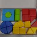 Assorted Shapes Magnetic Building Blocks, 1.65-Inch Large Magnetic Block Set for Toddlers Ages 4+, 24PCS Educational Construction Kit for Boys and Girls