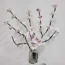 2 Pack Butterfly Orchid Tree Light LED Lights Battery Powered Decorative Tabletop Lighted Tree Lamp Lighted Branches LED Branch Lights for Christmas Room Home Romantic Decoration