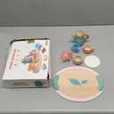 Tea Party Set for Little Girls, Wooden Kids Tea Set with Teapot Cups Coasters Carrying Dessert, Picnic Outdoor Toys Pretend Play Kitchen Accessories for 3 4 5 Years Old