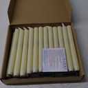 Homemory 24 Pcs Flameless Taper Candles with Remote, Timer, Dimmer, Plastic Battery Operated Candle Sticks, Ivory Led Window Candles with Flickering Light, 9.6 Inches for Halloween Christmas Decoration