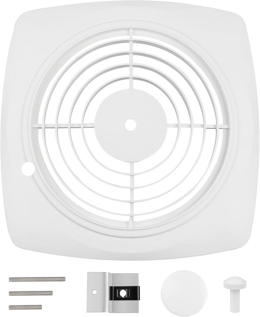 Upgrade 97011790 S97011790 Grille Compatible with Nutone Broan Wall Fans Part 509S-A 509S-B Through Wall Fan 503 505 507 509s Ventilation Fan (Replacement Old Style) 2-Year Qa