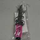 REVLON Silicone Bristle Heated Hair Styling Brush | Fast, Long Lasting Volume for Easy Styling | 1" Barrel for Full Body and Smooth Styles (Black/Pink)