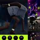 2 x Reflective Bands for Night Walking Reflective Arm Bands Reflective Bands for Outdoor Cycling, Hiking, Jogging, Motorcycle Riding or Running