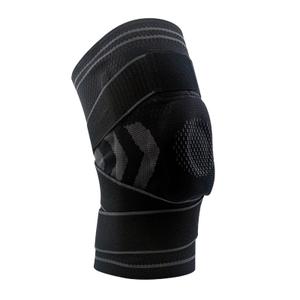 Knee Brace Compression Sleeve with Silicone Gel Pad & Spring Support, High Elastic Non-Slip Knee Support for Sports and Daily Use, Single Pack(Black, X-Large) (Black, XL)