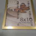 Memory Island 8x10 Photo Frames for Wall and Tabletop Display, 8 by 10 Gold Picture Frames with HD Plexiglass, Set of 15