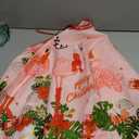 Flamingo Christmas Tree Skirt 48 Inch Beach Christmas Tree Collar Tropical Coastal Hawaliian Christmas Tree Decor Flamingo New Year Xmas Decor Christmas Decorations for Home Party