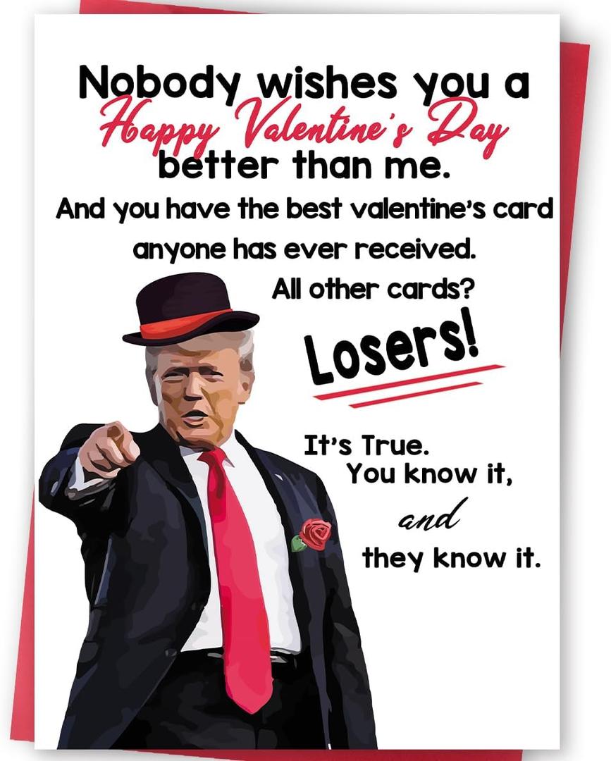 2 x Funny Valentine's Day Card for Wife Husband, Humor Valentines Day Gifts for Women Men, Happy Anniversary Birthday Card Gifts for Boyfriend Girlfriend (FY-185)