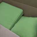 Outdoor Seat Cushions 24×24, Waterproof, for Patio Sofa Chairs, Grass Green