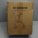Premium 3 Wheel Rollator Walker for Seniors, Lightweight Foldable Elderly Three Wheeled Rollator with Storage Bag, Aluminum Mobility Aid Rolling Walker
