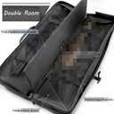 REEBOW GEAR Tactical Double Long Range Bag Outdoor Multifunctional Transportation Case Black/Tan 42 inches