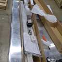 SMARTSTANDARD 6.8 FT Heavy Duty Sturdy Sliding Barn Door Hardware Kit, Gray, Kit Only