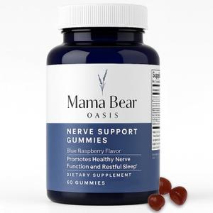 Mama Bear Oasis Daily Wellness Gummies, B Vitamins & Magnesium, 60 Count