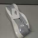 Women's Knit Slip On Walking Shoes - Comfort Ballet Flats with Rubber Sole & Arch Support (Gray)