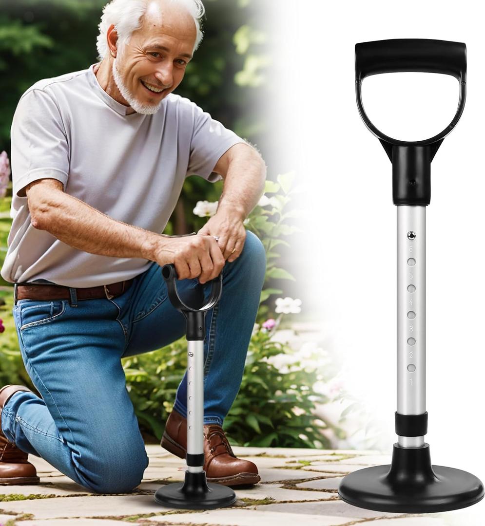Mobility Aids Tool Adjustable Standing Assist Devices Portability Standing Aid Device Stable Supports Equipment for Rising Indoors, Garden Work, Outdoor Work, Doing Housework