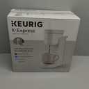 Keurig K-Express Single Serve K-Cup Pod Coffee Maker, 3 Brew Sizes, Strong Button Feature, 42oz Removable Reservoir, Warm Stone
