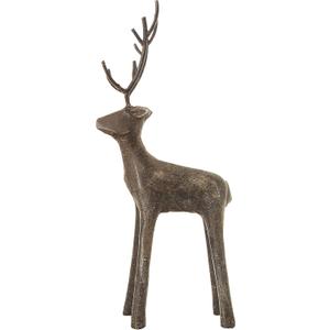 Creative Co-Op Cast Iron Standing Deer, Black (13.25")