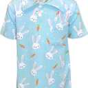 Unique Baby Moisture Wicking Kids Polo Shirts for Toddler Boys Polo Shirt (5T, Carrot)