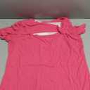 XIEERDUO Womens Summer Tops Short Sleeve Shirts for Women Sexy Tops Y2K Shirts One Piece Cutout Tops, Large