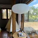 large White Oblate Pendant Lamp Shade 55.5cm(21.85in) Chinses lantern Home Decor Paper Ceiling Lampshade