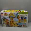 LEGO DUPLO Town 3 in 1 Construction Site and Vehicles Toys for Toddlers - Pretend Play Set for Boys & Girls, Ages 3+ - Building Blocks for Fine Motor Skills Practice - Gift for Birthdays - 10476