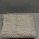 GentleSoft Bright White Throw Blanket for Couch - Cozy Soft Blankets for Women, Cute Small Throws for Girls, 50x60 Inches