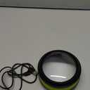 Magnifier, Rechargeable Dylviw 3X-5X Desktop Magnifying Glass, Large View Area Adjustable LED Lights, Ideal for Reading, Blueprints, Hobbies-Carrying Case Included