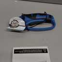 Cordless Electric Scissors, 4V Rechargeable Box Cutter & Cardboard Cutter with Titanium Blade, LED Light, Safety Lock - Rotary Cutter for Fabric, Leather, Carpet, Plastic, Crafting, Sewing(Slate Blue)