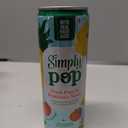 Simply POP Prebiotic Soda Fruit Punch Cans, 12 fl oz, 12 Pack (BBD: June 02, 2026)
