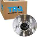TRQ Front Rear Wheel Bearing & Hub Assembly Compatible with 2012-2016 Tesla S