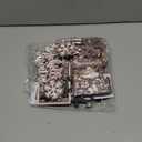 17 Pcs Winter Tiered Tray Decor Winter Snowman Tiered Decorations Set Snowflake Reindeer Table Centerpieces Decor Wooden Signs Table Decoration Without Tray for Farmhouse Party (Brown)